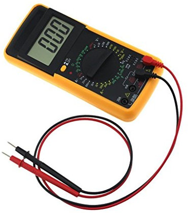 TEMPO DI SALDI Tester Multimetro Digitale Professione Con Cavi Puntali Protester Multimeter