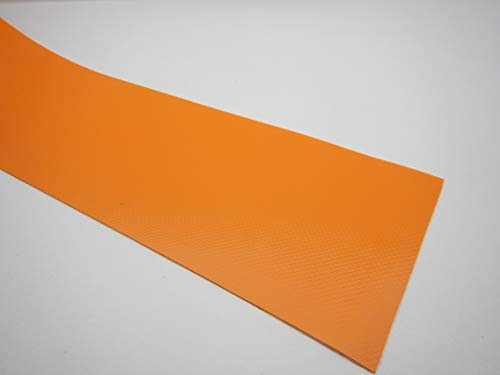 LKW PLANE ZELT MARKISE PLANEN REPARATUR PFLASTER 10MM BREIT ORANGE RAL 2011 (100cm)