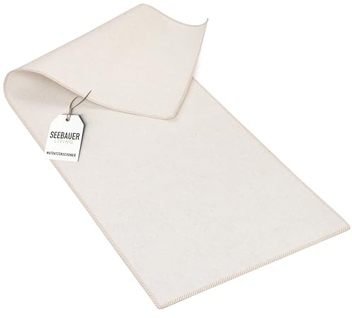 SEEBAUER Living Matratzenschoner Filzschoner für Lattenrost (70 x 190 cm) Matratzenunterlage Antirutschmatte Made in Germany