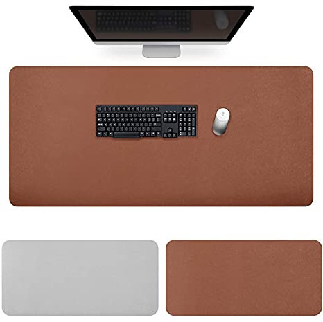 Non-Slip Mouse Pad, Desk Mat,Tischunterlage, Schreibtischunterlage, Pu-Leder Laptop Schreibtischmatte, Mauspad, Rutschfester Schreibtischschutz,Wasserdichter FüR BüRo Und Zuhause(Size:80x140cm/31.5x