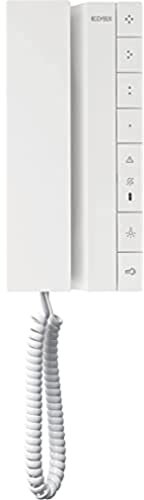 VIMAR 40542 citofono 2 fili Voxie, con 6 pulsanti per le funzioni di apertura e servizio ausiliario, 4 pulsanti programmabili, installazione sporgente