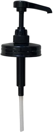 SWEET FEEDERS Nectar Dispenser Pump | Black | Syrup Pump | for Standard Mouth 16 and 32 oz Mason Jars (Nectar Dispenser)