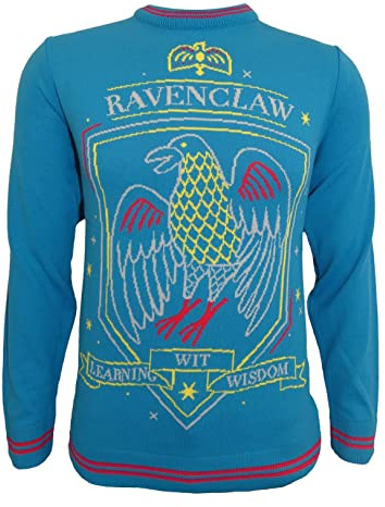 HARRY POTTER Sweatshirt Christmas Jumper Ravenclaw (S)