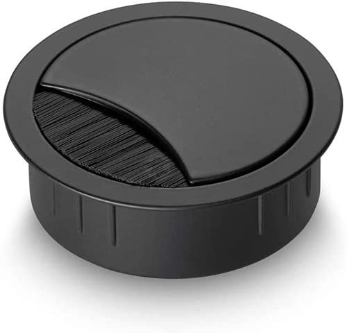 Kabeldurchlass Kabeldurchführung Kabeldose Edelstahl schwarz lackiert 60, Bohrdurchmesser: 60mm