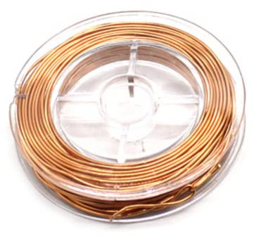 Kupferdraht Kupferlackdraht Magnetdraht 0,4 mm Dicke 15 m Länge, Kupferlackdraht Magnetspulenwicklung zur Herstellung von Elektromagnet-Motormodellen