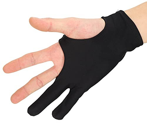 TOPINCN Gants de Peinture à 2 Doigts Gants Résistants aux Taches Pochoir Encre Croquis écriture écran électronique Anti-faute Encrassement Sueur Sale (M)