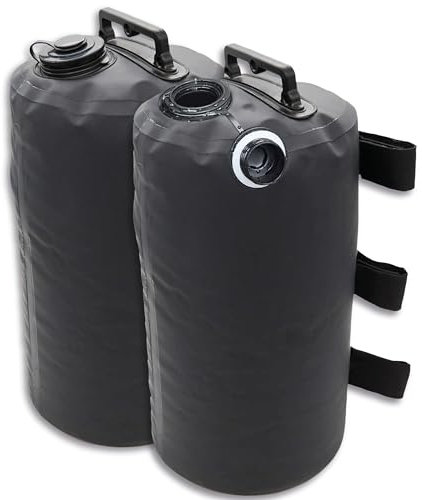 BailenaTents® Wassergewichte 10Liter Gewichte für Pavillon Zelte Beschwerung für Faltpavillon Standsicherung mit Wasser/Sand befüllbar, Universal Pavillonstandfüße für Gartenzelt