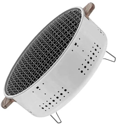 MERRYHAPY 1set Portatile Inossidabile Barbecue Carbonella Per Rimovibile Per Picnic e Attività Outdoor