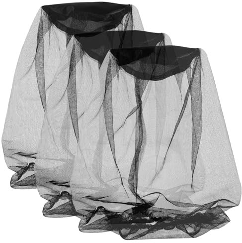 POPETPOP 3pièces Filet pour Tête Visage Et Cou Moustiquaire Réutilisable pour Et Les Activités Plein Air