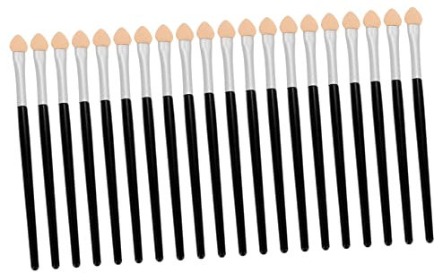 KONTONTY 20pcs Boys and Girls Sponge Paint Brushes with Handle Lightweight Plastic Sponge Paint Brush Set for Education and Art Studios for Boys and Girls Painting and Graffiti