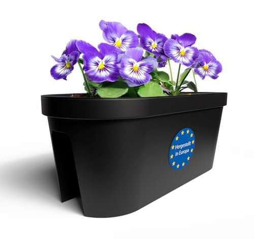 BigDean Blumenkasten Balkon für alle Geländer 60 cm