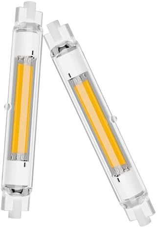 Aouppert R7S LED 78mm Dimmbar, R7S LED 78mm 10W Lampen Ersatz für 100W Halogenlamp Glühbirne, Naturweiß 4500K 1000LM, Kein Flackern, 360°Abstrahlwinkel Leuchtmittel, 2PCS