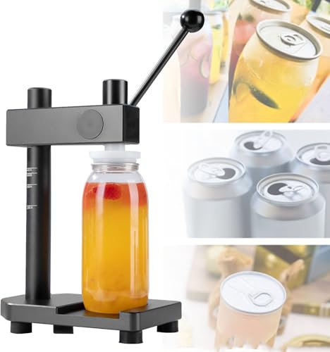 Adjustable Handheld Jar Sealing Tool with Stable Base - Perfect for Home Canning, Food Preserving, and Airtight Sealing, Easy to Use for All Jar Sizes