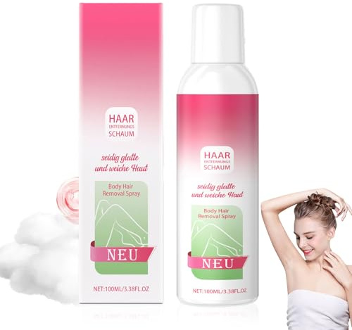 Altherona Haarentfernungsschaum, Enthaarungsschaum Enthaarungsspray, Body Haarentfernung Schaum, Haarentfernungsspray Effektive Haarentfernung ohne Rasur für Frauen und Männer, Keine Hautirritationen