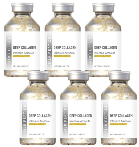 Sérum ampoule hydratant au collagène profond, essence anti-âge légère pour une peau douce et éclatante, ampoule hydratante pour les soins quotidiens de la peau (6pcs)