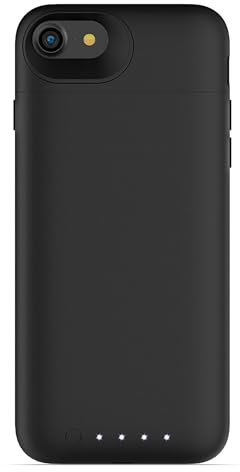 Mophie Juice Pack Air Battery Case, Compatible with Wireless Qi Charging for Apple iPhone 7, 27 Hours Battery Life - Black