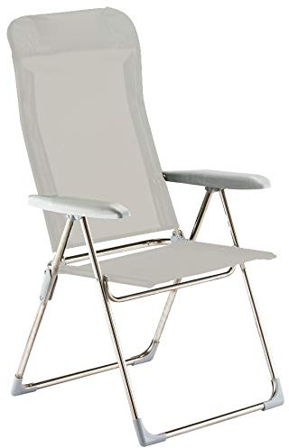 fiam Liegestuhl Playa Gestell Aluminium texilene weiß/beije Art. 024TXBIBE