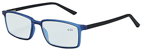ZENOTTIC Occhiali da Lettura Anti Luce Blu,Classico Vintage Rettangolari Occhiali da Lettura per Uomo e Donna
