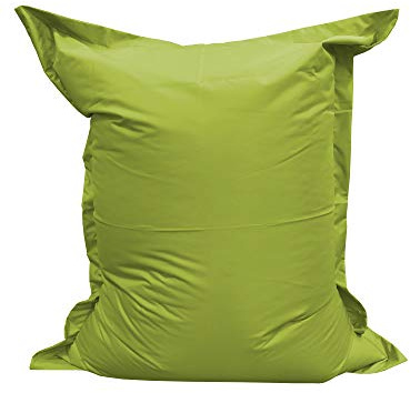 Kylig Piley Sittsäck L Xl Xxl Golvkudde Sittsäck Frigolitfyllning Gigantisk Sittsäck Sittdyna Trädgårdsdyna För Liggande Och Sittande Vattentät Vattenavvisande (100x70, Grön)