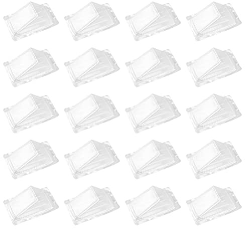 DOITOOL Sandwich Triangle Case 6X3.35X3.15 Inch Transparent Disposable Sandwich Packing Box for Cakes Snacks and on-the-Go Meals 50 Pack