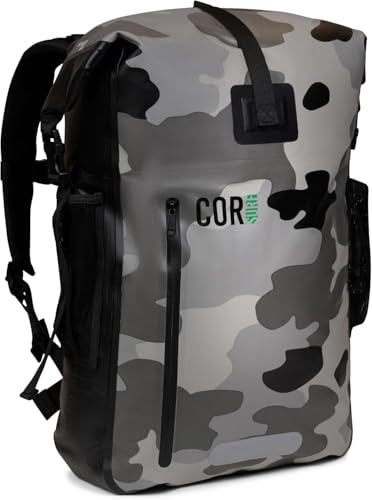 COR Surf Wasserdichter Dry-Bag-Rucksack von mit gepolsterter Laptop-Hülle, robuster Roll-Top-Rucksack