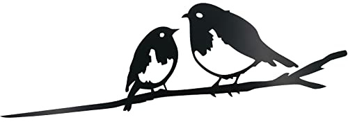 GADNOZEL Metal Robin Bird Garden Art, Tree Decor