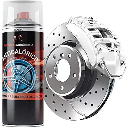 Pintura en Spray Anticalórica - Alta temperatura Mirobriga Color Blanco, Spray 400ml.