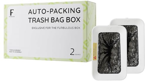 Furbulous Auto-Packing Trash Bag Box 2 Pieces (Only Suitable for FURBULOUS LITTER BOX)