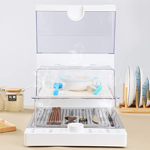 XDLYWUZIQ Cuiseur Vapeur à 3 étages avec Minuterie De 60 Minutes, Cuiseur à Vapeur électrique 1500 W avec Capacité De 18,8 L, pour La Cuisson des Légumes, De La Viande, du Poisson Et du Riz