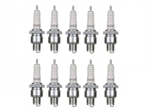 10x Zündkerze B8HS passend für BMW R 25/3, R 50, R 60, Derbi Atlantis, Hercules K 50, RX-9 u. v. m.