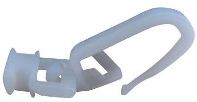 rewagi Gleiter mit beweglichen Faltenhaken, Laufbreite - 4 mm, 6 mm - KOWA für Gardinenschiene, Überklipshaken, Faltenlegehaken, Gardinenhaken (200 Stück Laufnut 4 mm)