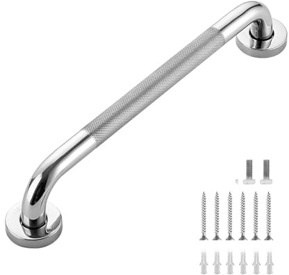 Badewannengriff,Haltegriff dusche,Haltegriffe,Haltegriffe für senioren, 304 Edelstahl Badezimmer Haltegriff, Rutschfester Badezimmergriff Sicherheitsgriff Innen-/Außenhilfsgriff zum (30cm)