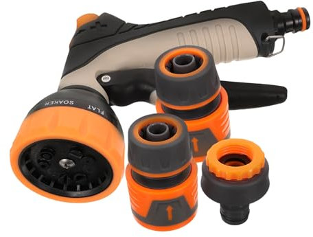 PAMINGONO Schlauchdüse Für Wasserschlauch Mit Sprühfunktion Gartenschlauchaufsatz Für Bewässerung Hochdruckreiniger-schlauchdüse Ersatzschlauchbrause Für Pflanzen Und Auto-waschen