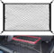 1 Pc Cargo Net Adjustable Elastic Car Boot Net （60 x 40cm）Single Layer Fixed Cargo Netting Car Boot Net （with 4 Hooks to Prevents Slipping ）Black Luggage Net for Vehicle Van SUV Campervans