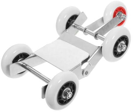 Ciieeo Empujador De Carros para Automóviles Plataforma Rodante para Neumáticos Tipo Rueda Giratoria para Motocicleta Uso Carretera Color Aleatorio del Cubo Rueda