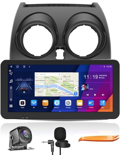 CarPlay Android Auto Stéréo 10.33 QLED Display pour Nissan Qashqai 2006-2013 Octa Core 6G+128G Navigation GPS Caméra de recul Radio Écran Tactile Autoradio Headunit Tablet Lecteur multimédia