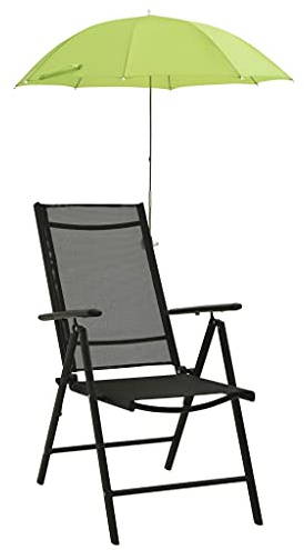 Frdhee Lot de 2 parasols pour chaises de camping - Vert - 105 cm - Pour balcon, jardin, terrasse, plage