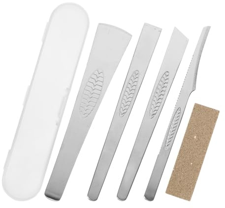 Kit D’outils de Pédicure en Acier Inoxydable Réutilisable, 1 Set | Coupe Précise des Résidus D’ongle, Enlève la Peau Morte, Format Portable pour Usage Maison ou Professionnel