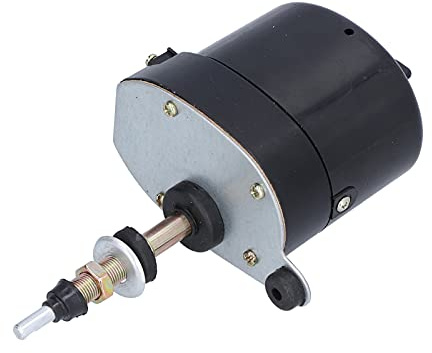 TIKATARER Motorino Tergicristallo DC12V, Motore Tergicristallo Campo di Pulizia 105 Gradi, Motore Sostitutivo Universale con Interruttore On/off, Ideale per Parabrezza di Trattori