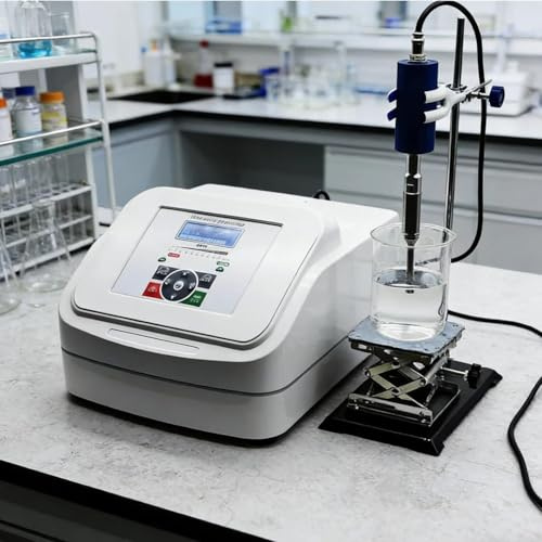 GTANND Sonicador Disruptor Celular de Laboratorio, homogeneizador ultrasónico de Alta Velocidad, máquina dispersora y emulsificadora de Laboratorio; para la nanoindustria, aviación 4mmProbe