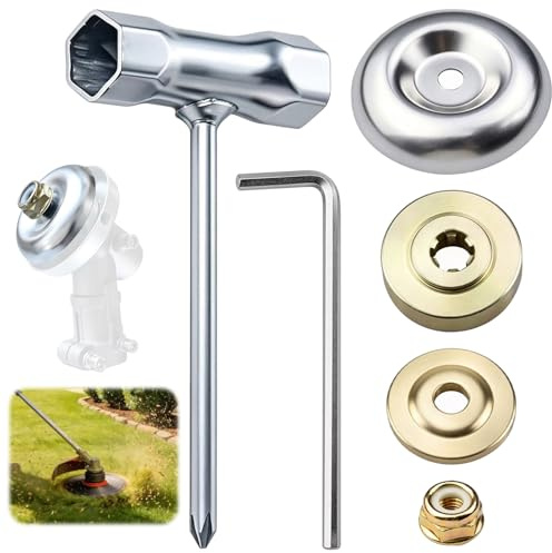 Kit Universal De Fijación para Desbrozadora Y Cortacésped 6 Piezas