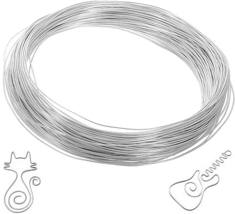 Basteldraht Aluminiumdraht 1,5mmx30m Draht zum Basteln Schmuckdraht Silberdraht Silber Metalldraht Weicher Aluminium Modellierdraht Deko Draht Modelling Wire Aludraht für Schmuck DIY Skulpturen