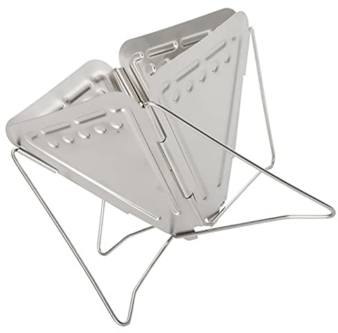 Kaffeefilter Wiederverwendbar, Kaffeefilter Edelstahl, Draussen Camping Zusammenklappbarer Kaffeetropfer, Flach Lagernd, Kegel Kaffeefilterhalter für Reisen, Wandern, Rucksack-Picknick