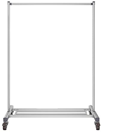 Wäscheständer/Wäschetrockner Stabiler Aluminium-Wäscheständer, minimalistischer Kleiderständer mit unterer Ablage und Rollen for Aufhängen von Kleidung, Mänteln, Röcken.etc Clothes Drying Rack ( Color