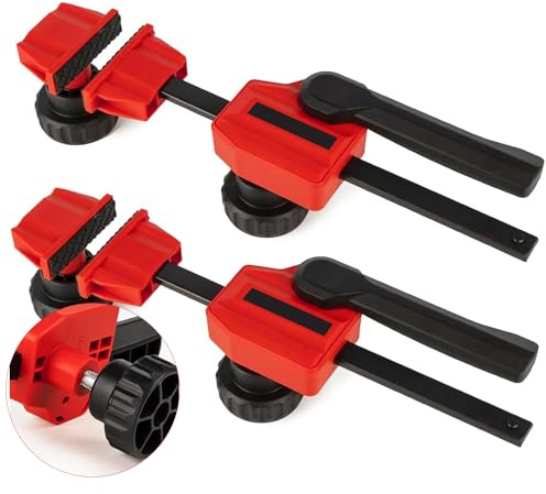 altivox Bank-Hundeklemmen für Holzbearbeitung, Holzklemmen bis zu 70 kg, Spannkraft – für Werkbank, 20 mm Hundeloch, Kantenklemmen, Holzbearbeitungswerkzeuge und Zubehör (2 Stück)