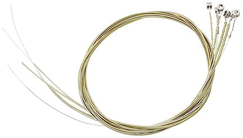 Cuerdas de Guitarra Folk 6 Piezas de Acero Inoxidable
