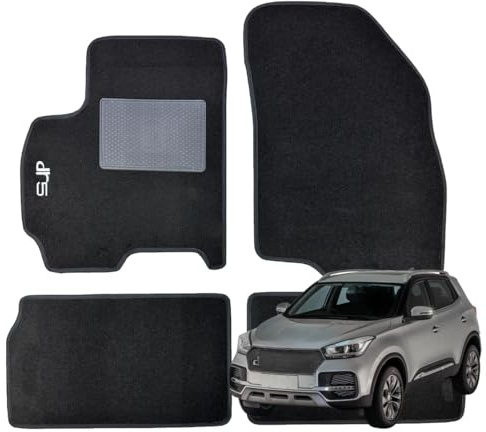 SERIE 4 TAPPETI - TAPPETINI IN MOQUETTE NERI PER DR 5.0 SUV dal 2019 in poi