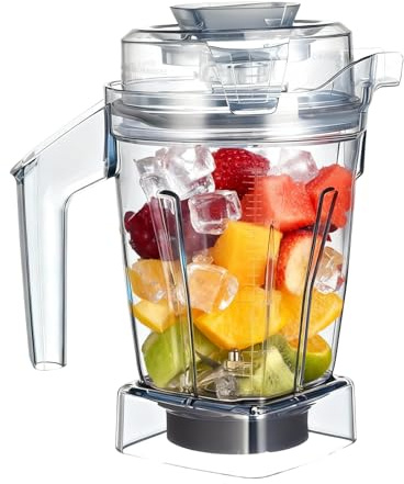 Blender Pitcher NFC 48 oz Compatible With Smart Series VM0185B VM0185 A3500 V1200 A2500 A2300 A3300 Blender, 48oz Container Fits 5000 5200 VM0102 VM0103 VM0197 Classic Blender etc. Blender Cup Jar-3YR