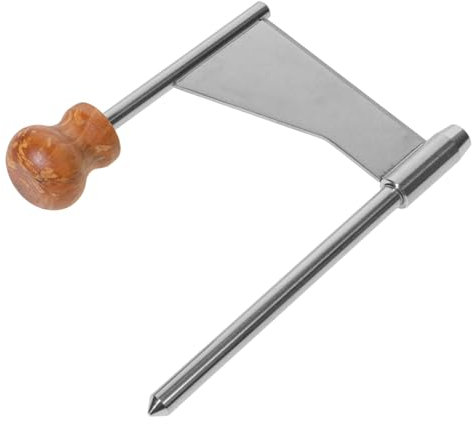 LAPYAPPE Rallador de Queso Rotativo Diseño Estable de Acero Inoxidable y Mango Ergonómico para Cortar Queso y Chocolate en Cocina
