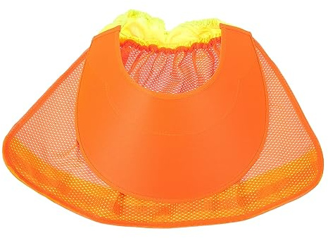 Angoily Sombrero Duro con Protección Solar Visera para Casco de Seguridad Sombrero de Construcción con Protector de Cuello Accesorio Reflejante y Transpirable para Uso